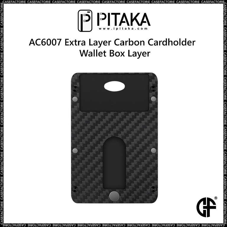 Pitaka AC6007 Extra Layer Carbon Cardholder Wallet Box Layer, Men's ...