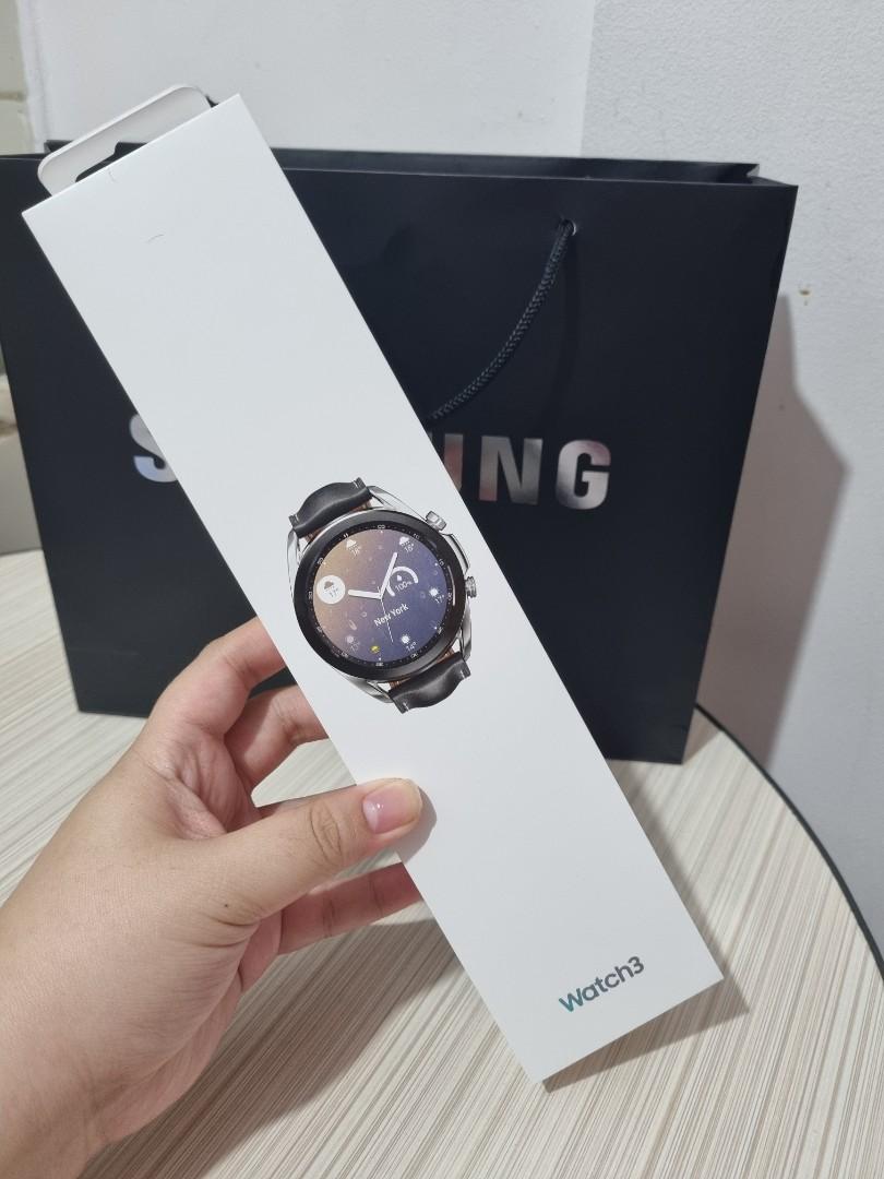 Samsung Galaxy Watch 3, 41mm Mystic Silver, Mobile Phones \u0026 Gadgets,  Wearables \u0026 Smart Watches on Carousell