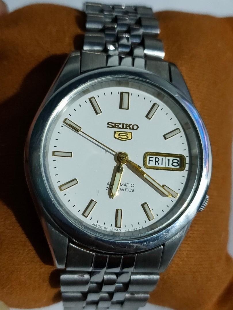 seiko 5 day language