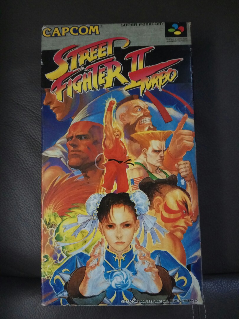 SFC 超級任天堂遊戲Street Fighter 2 Turbo 街頭霸王2 台版, 電子遊戲 