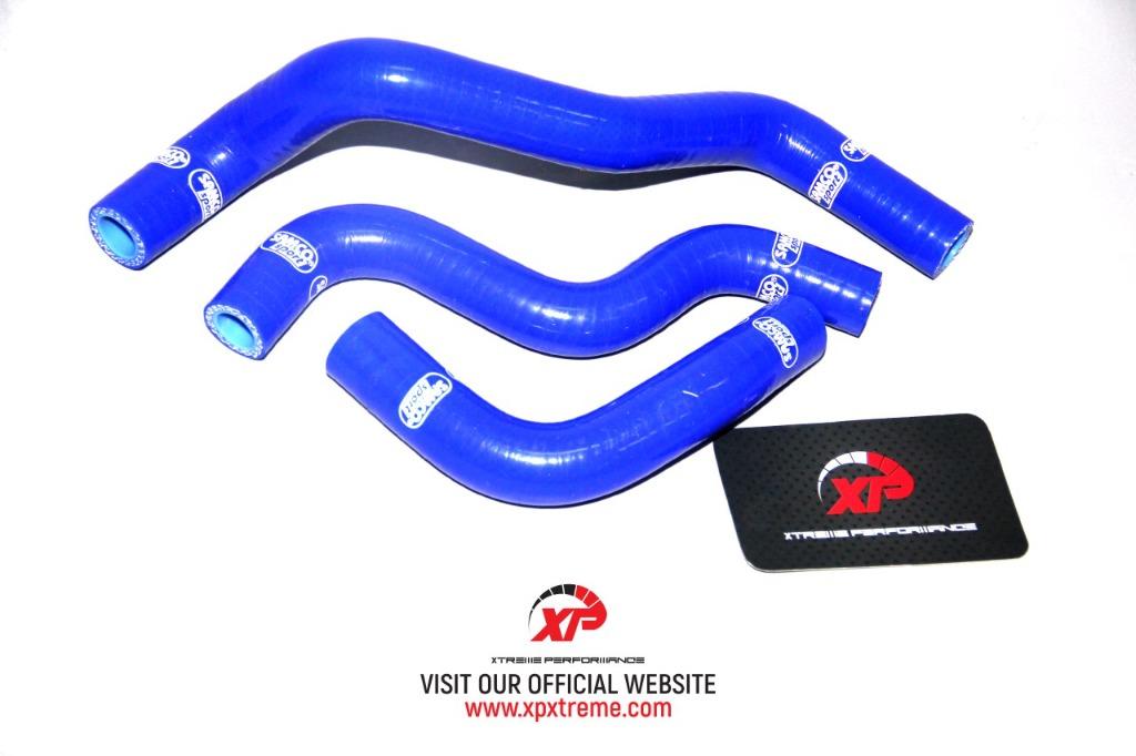 SILICONE RADIATOR HOSE HONDA RS150 SAMCO BLUE (3PCS), Auto 