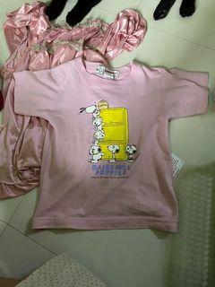 Snoopy Baby Tee (pink)