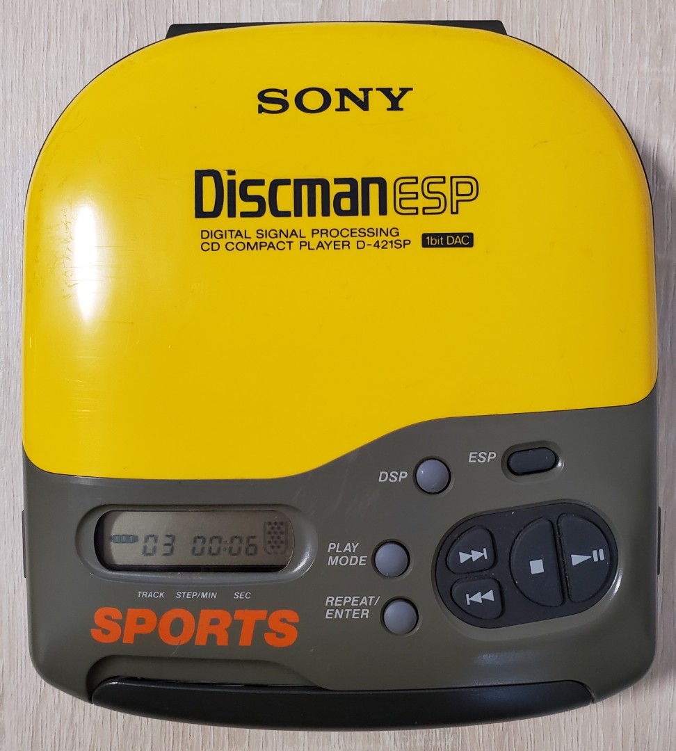 Sony D421SP Portable CD Player, 音響器材, 音樂播放裝置 MP3及CD Player Carousell