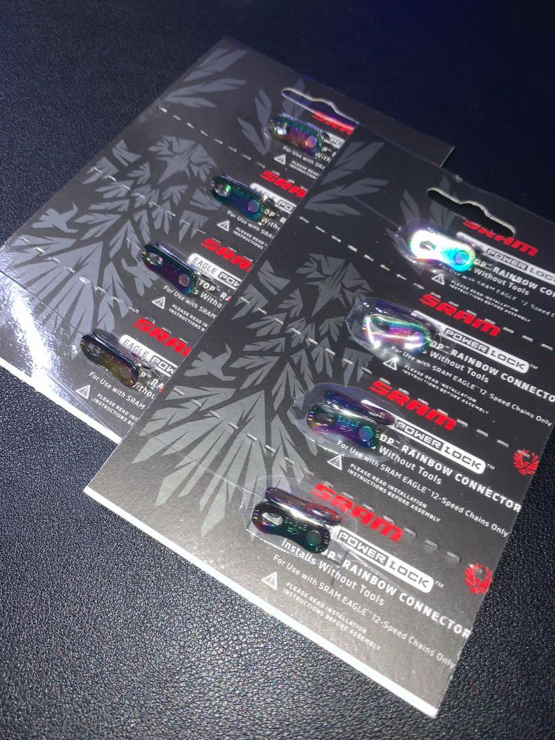 SRAM Eagle Powerlock Chain Link Connect Quick Release (Rainbow) 12