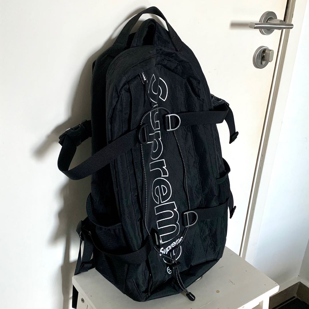 Supreme Backpack SS19 Black - Authentic, Men's Fashion, Bags, Backpacks on  Carousell