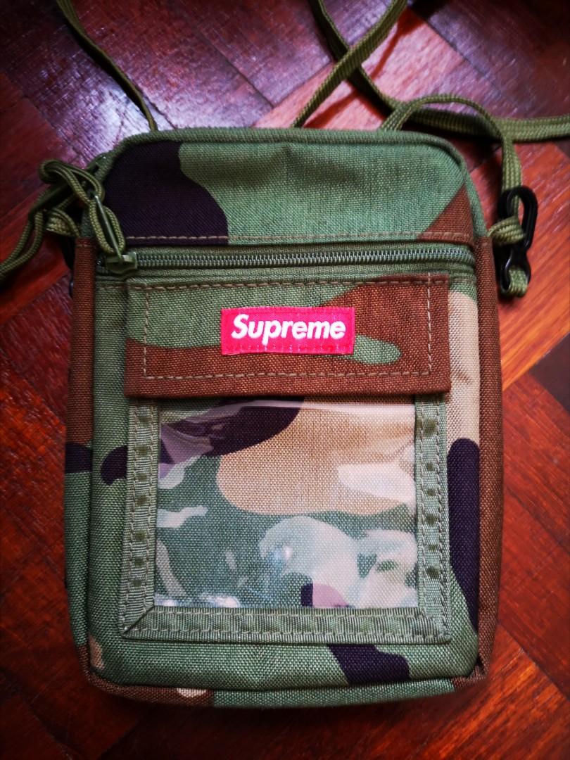 Supreme utility cheap pouch woodland camo