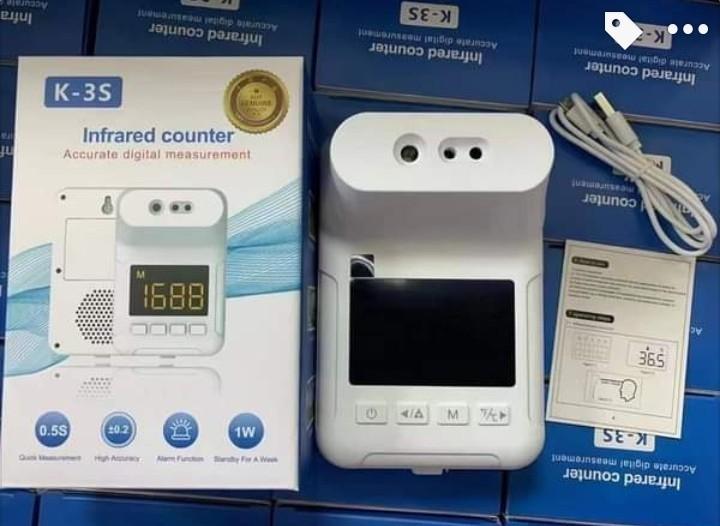 Talking Infrared Thermometer Temperature Scanner with Tripod Stand Non