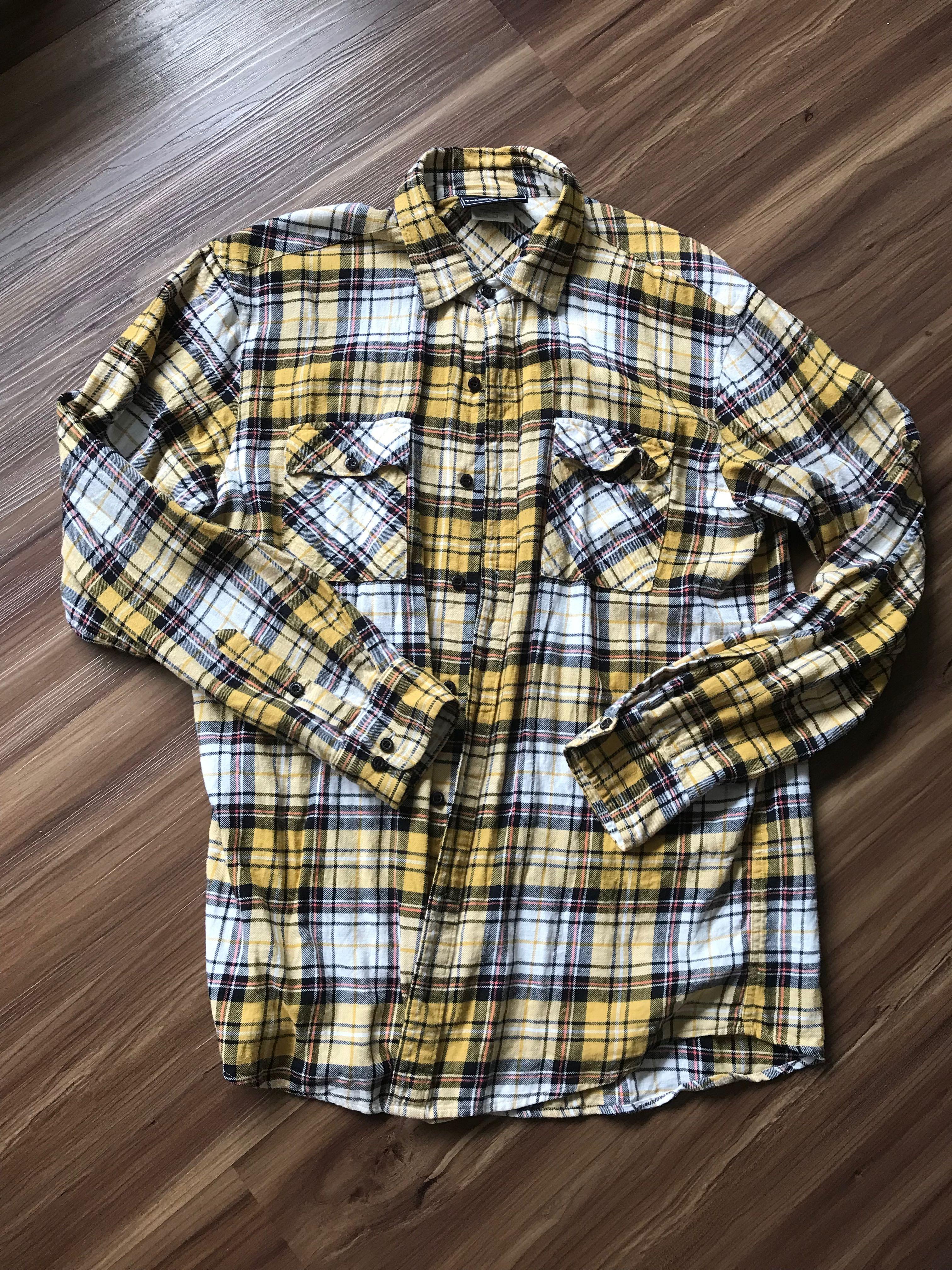 The Hundreds vintage yellow flannel 