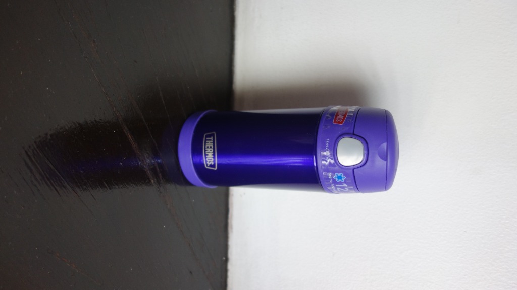 Thermos Purple Water Bottle 12oz, Babies & Kids, Going Out, Other