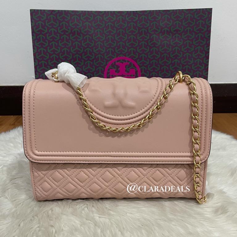 Tory Burch Fleming Shell Pink, Women's Fashion, Bags & Wallets, Purses &  Pouches on Carousell