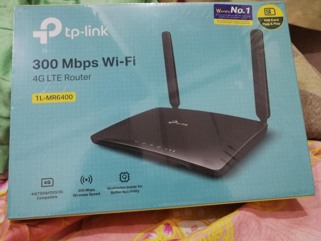 Tp Link Tl Mr6400 300mbps Wireless N 4g Lte Router Computers Tech Office Business Technology On Carousell