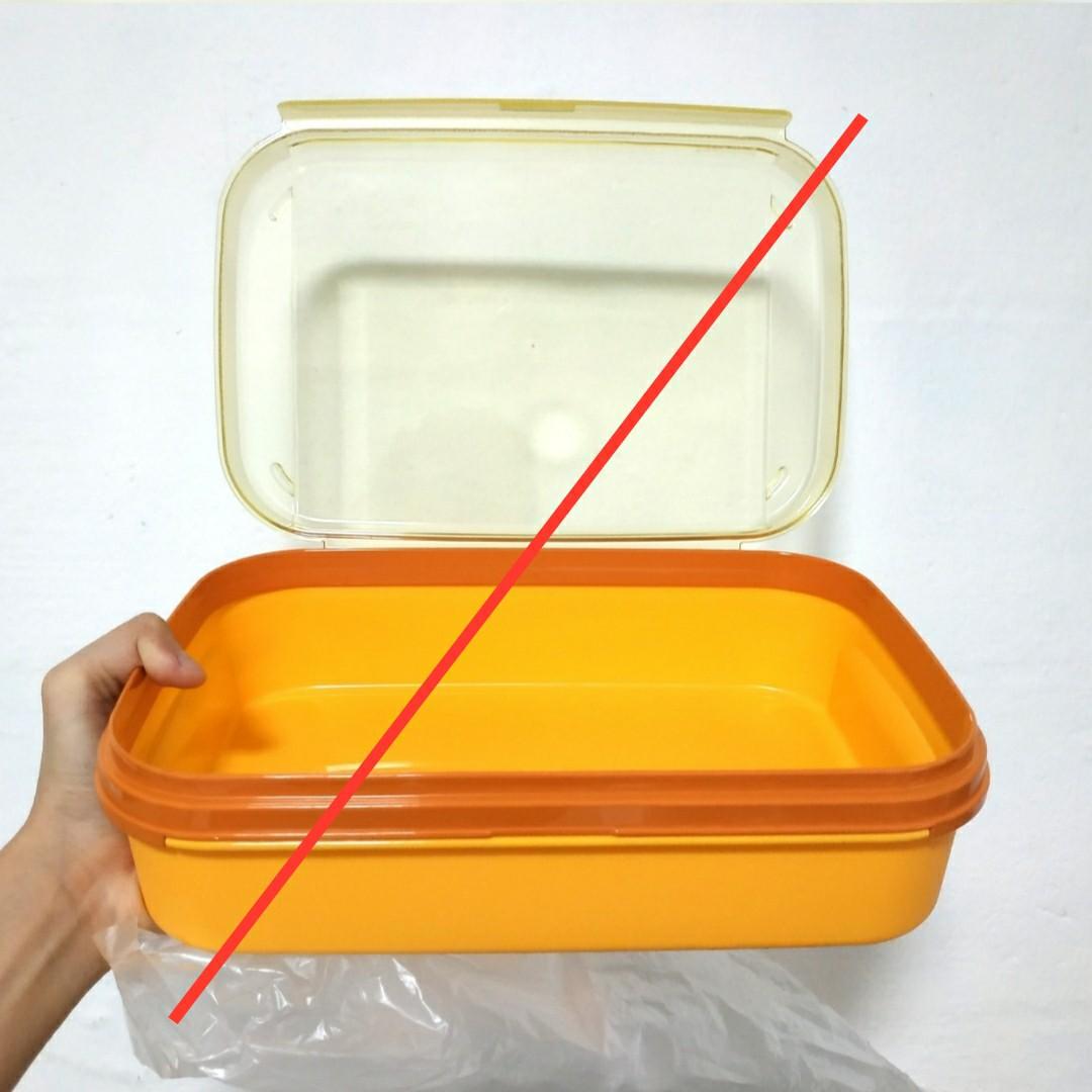 Tupperware 2L Elegant Ezy Small Keeper Rectangular Container Box, TV ...