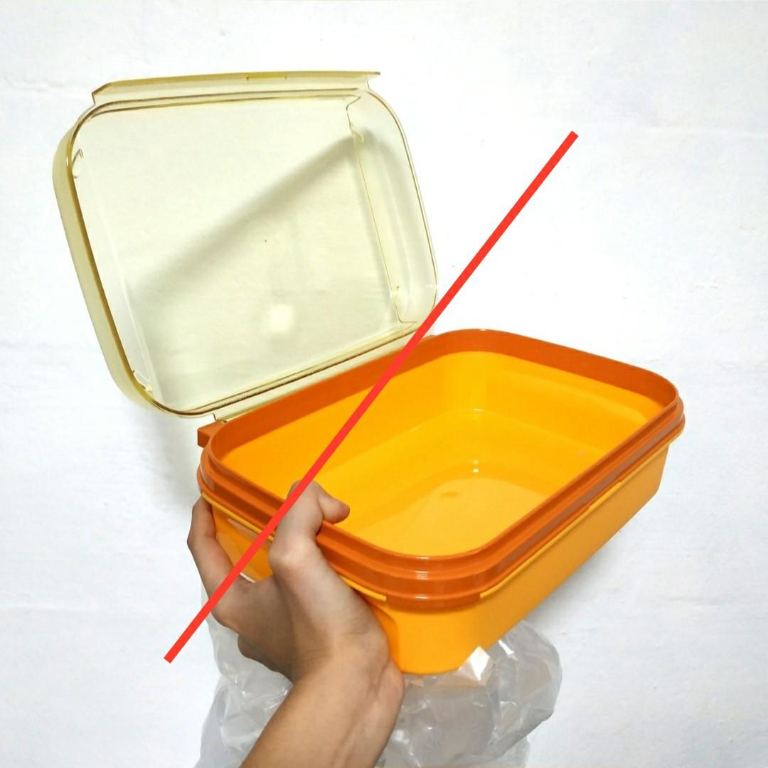 Tupperware 2L Elegant Ezy Small Keeper Rectangular Container Box, TV ...