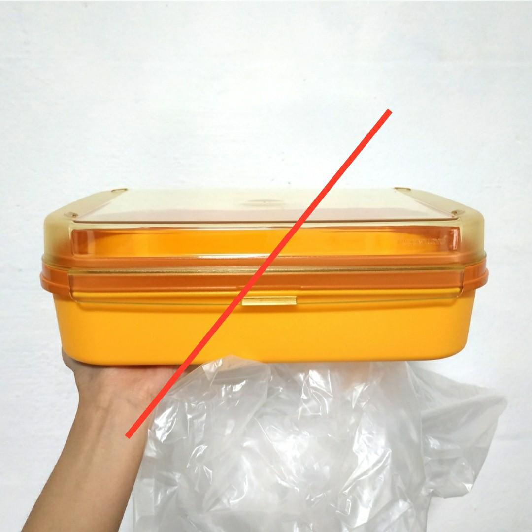 Tupperware 2L Elegant Ezy Small Keeper Rectangular Container Box, TV ...