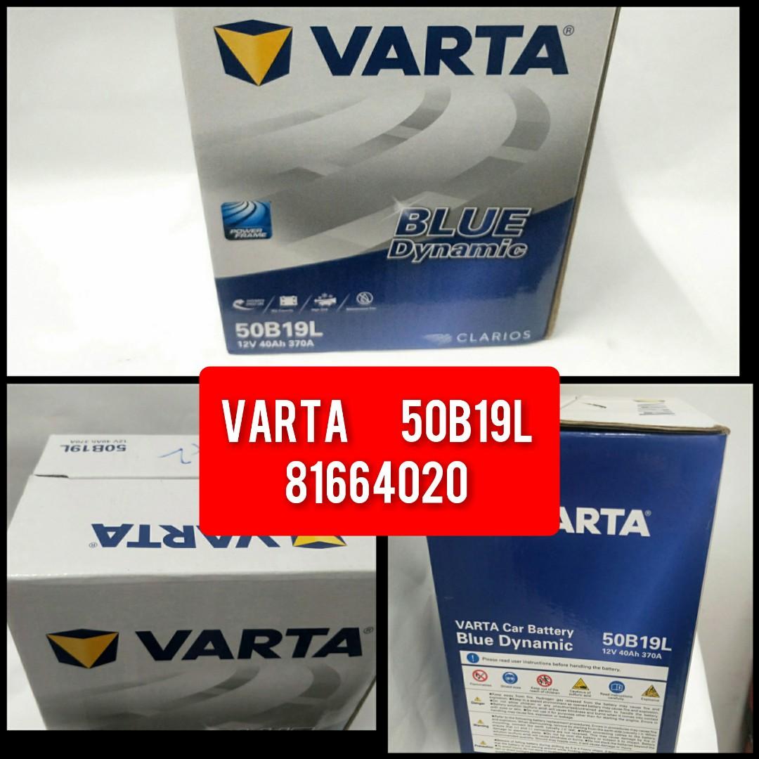 Varta car battery 50B19L, 40AH, jump start, not amaron, Car Accessories