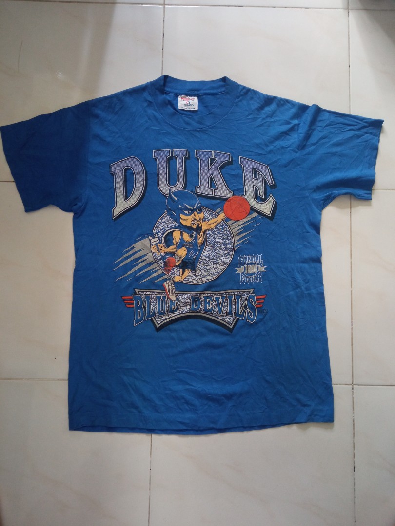 Vintage Duke Final Four 1991 Caricature, Men's Fashion, Tops ...