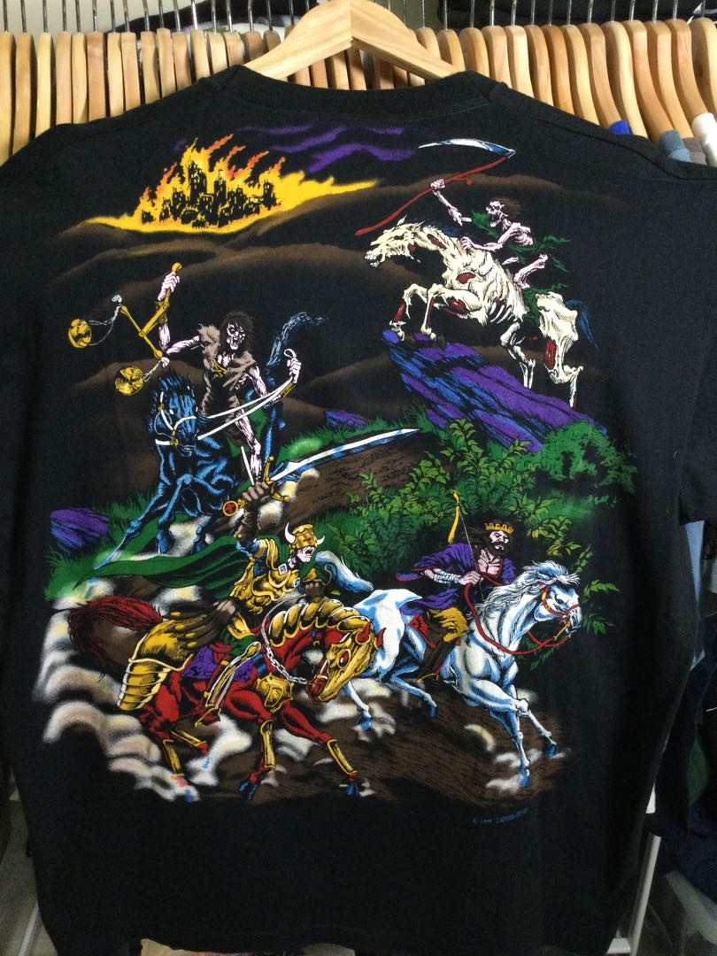 Four Horsemen Of Apocalypse Sweater - Vintage Tee for Fans - Bluefink