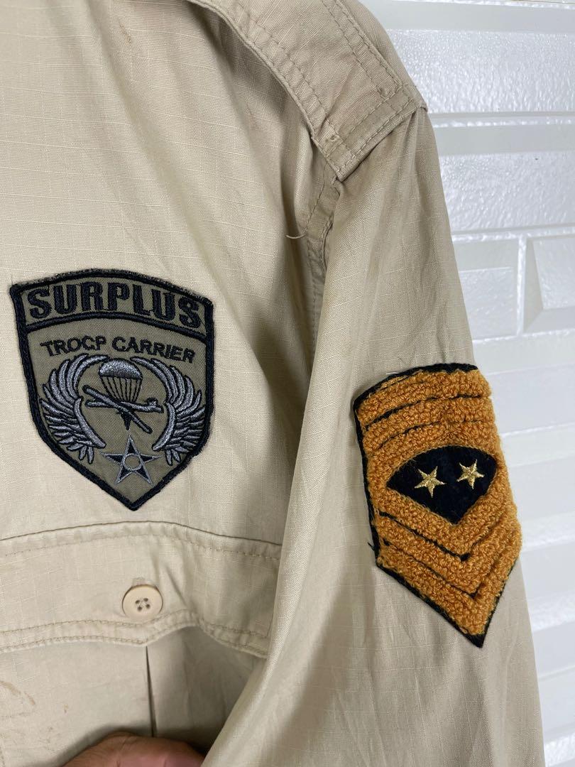 Surplus Patch Vintage SURPLUS Army Patches, Men's Fashion, Tops & Sets, Tshirts ...
