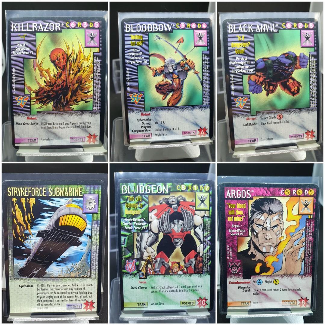 Wildstorms CCG Rare Cards (Batch 4) (Category: Raw Singles) located in Mandaluyong City. Submitted by gamerparadise0 (Listing ID 1098112620, Image 3). Description: Chase/Rare Cards Price Range: 500 to 800; Black Angel 1000 PM for the price.