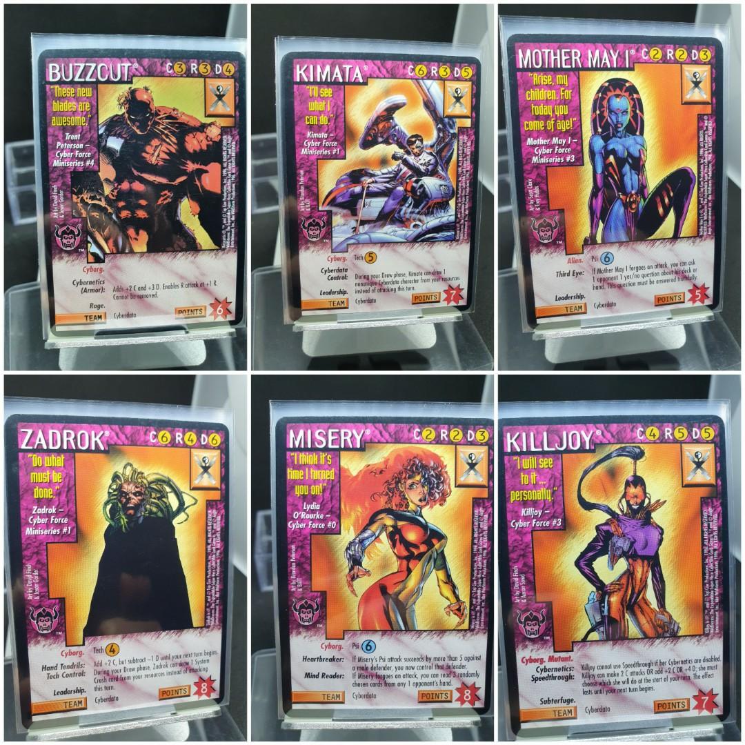 Wildstorms CCG Rare Cards (Batch 4) (Category: Raw Singles) located in Mandaluyong City. Submitted by gamerparadise0 (Listing ID 1098112620, Image 2). Description: Chase/Rare Cards Price Range: 500 to 800; Black Angel 1000 PM for the price.