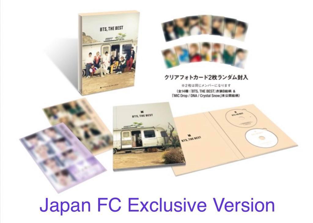 WTB BTS The Best Japan FC with Jin pc full set, Hobbies & Toys