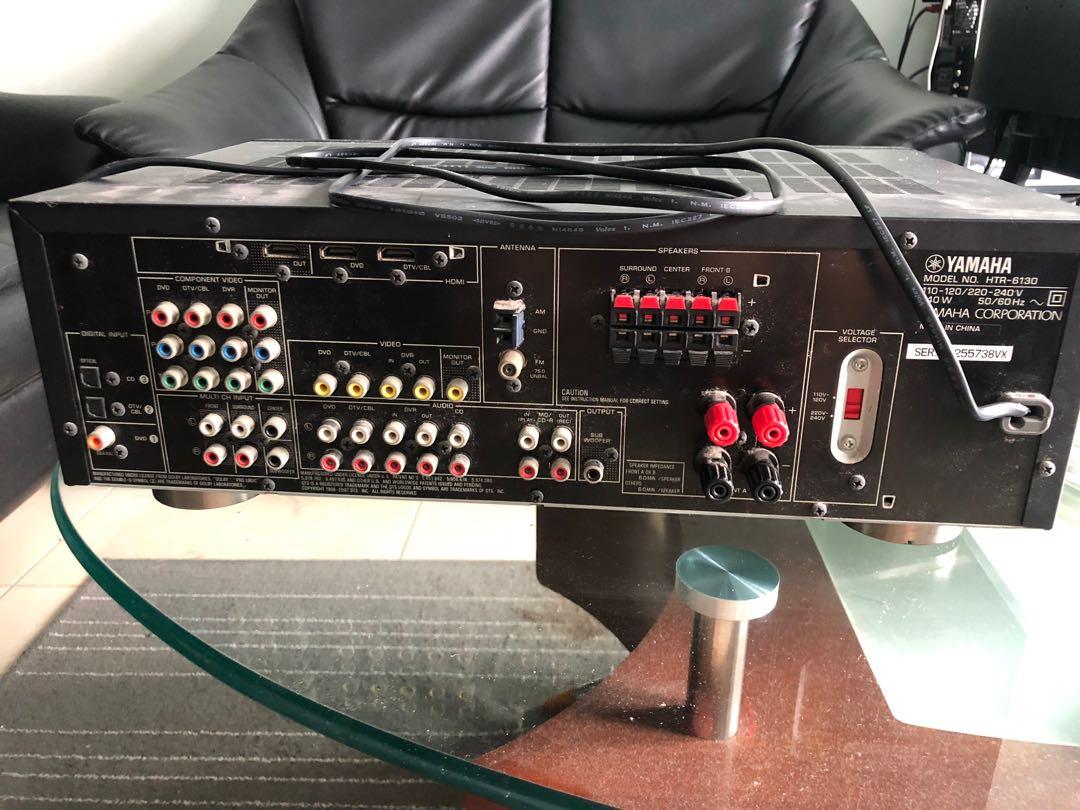 Yamaha Natural Sound AV Receiver HTR6130, Audio, Soundbars, Speakers & Amplifiers on Carousell