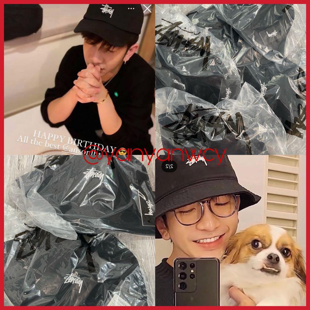 現貨 100 國外正貨調教你mirror 教主生日盧瀚霆同款漁夫帽教主anson Lo同款cap帽正版授權stussy Cap帽鴨嘴帽盧瀚霆帽anson Lo帽