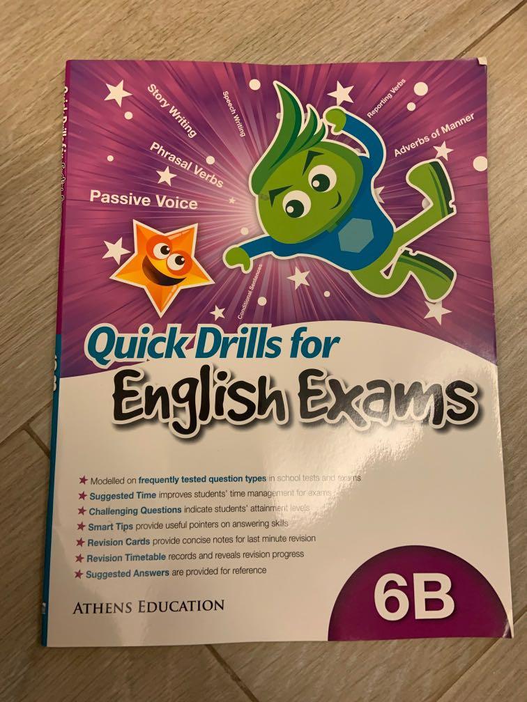 小六英文練習 quick drills for English exams 6b, 興趣及遊戲, 書本 & 文具, 書本及雜誌 補充練習