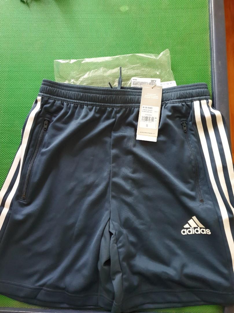 Adidas primeblue 3 stripe shorts, Men's Fashion, Activewear on Carousell