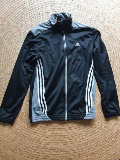 Adidas Mens 3S Climalite Track Jacket (Category: Activewear) located in San Juan City. Submitted by sublimecuckoo (Listing ID 1102064445, Image 1). Description: .