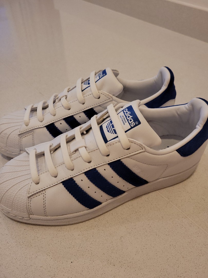 Adidas originals superstar blue sales