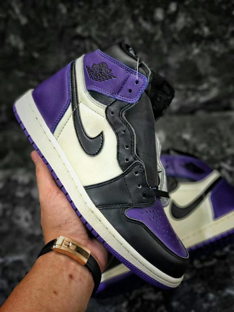 Air Jordan High Court Purple, Men's Fashion, Footwear, Sneakers