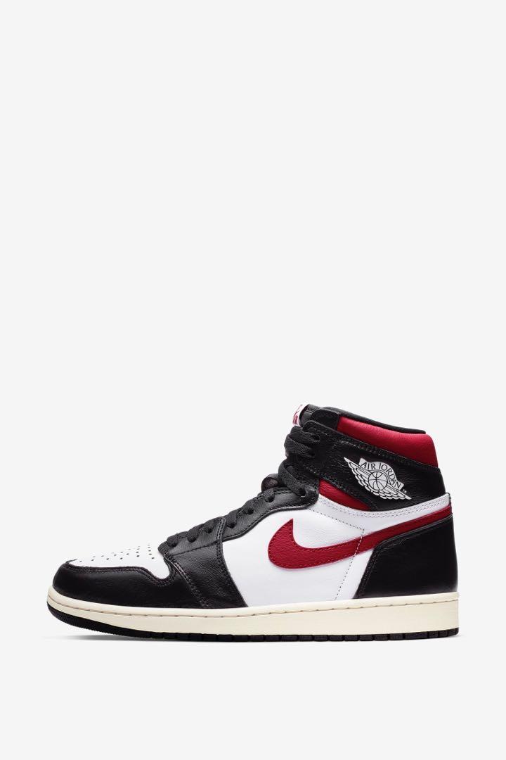 Air Jordan 1 Retro High Black Gym Red Men s Fashion Footwear