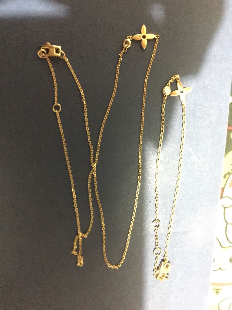 Louis Vuitton 2023 SS Lv iconic necklace (M00596)