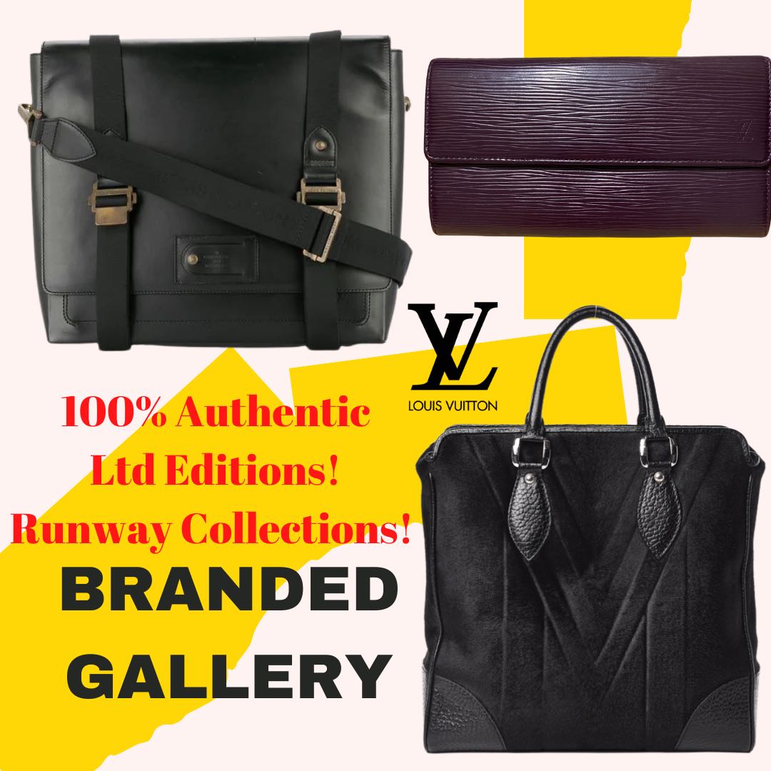 LOUIS VUITTON Whistler Collection Limited Edition Black Horse Hair