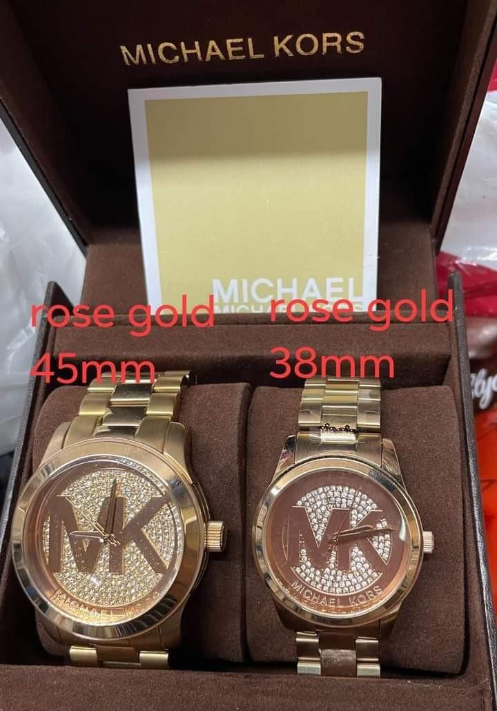 Authentic mk deals watch vs fake