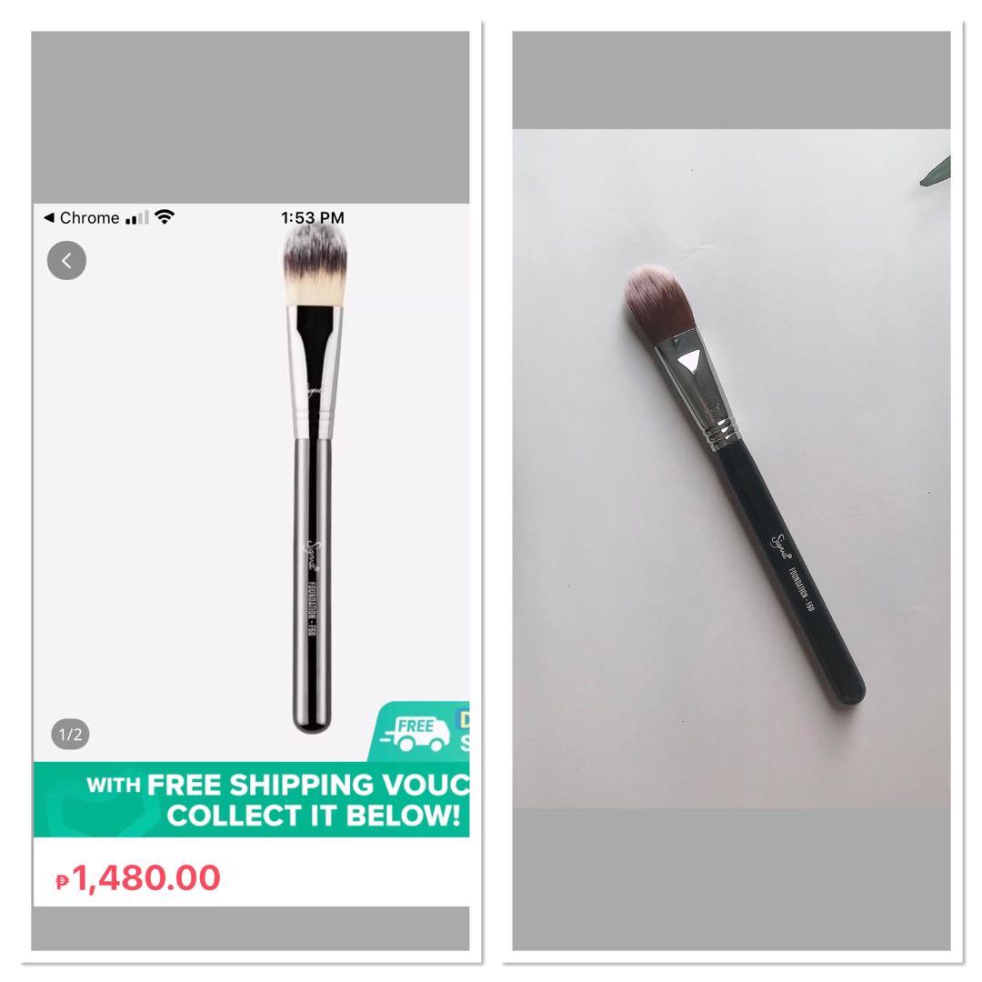 Authentic Sigma F60 Foundation Brush (Category: Makeup) located in Laoag. Submitted by senicecollection (Listing ID 1102000788, Image 1). Description: Retails 1,480 Like New Seldom use Authentic This are extra on my brush collections..