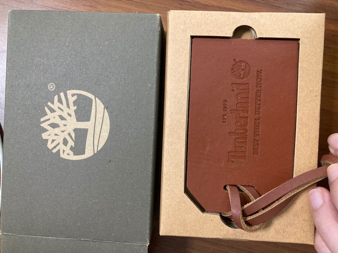 Timberland hang shop tag