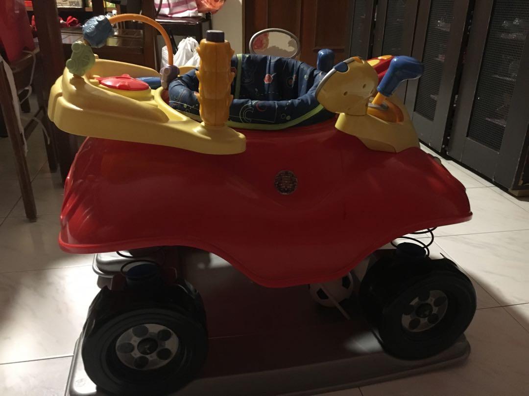 Bouncing Car (Category: Infant Playtime) located in Singapore. Submitted by fairdeals14 (Listing ID 1102056622, Image 2). Description: Self pick up. Need own transport and two persons to carry or trolley. My kids had so much fun with this bouncing car but they have outgrown it. Great leg exercise for your infant and hours of fun on this bouncing car. .