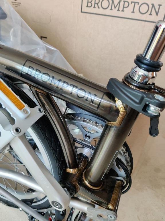 Brompton m6l raw lacquer titanium shop