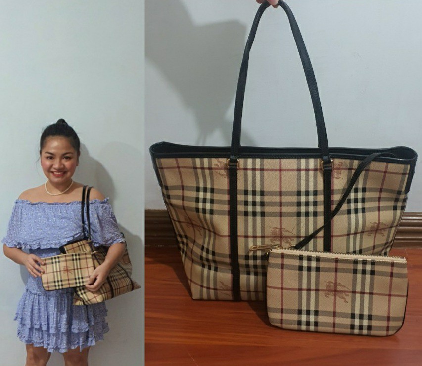 Burberry Neverfull Tote, Luxury, Bags & Wallets on Carousell