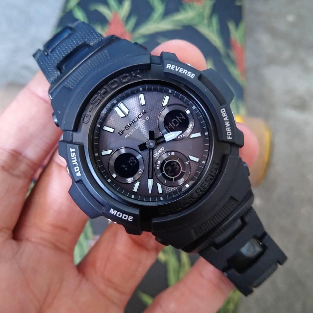 Casio G Shock AWG M100BC Multiband 6 Tough Solar Original Fesyen