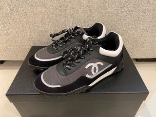 Chanel Sneakers Black White 41