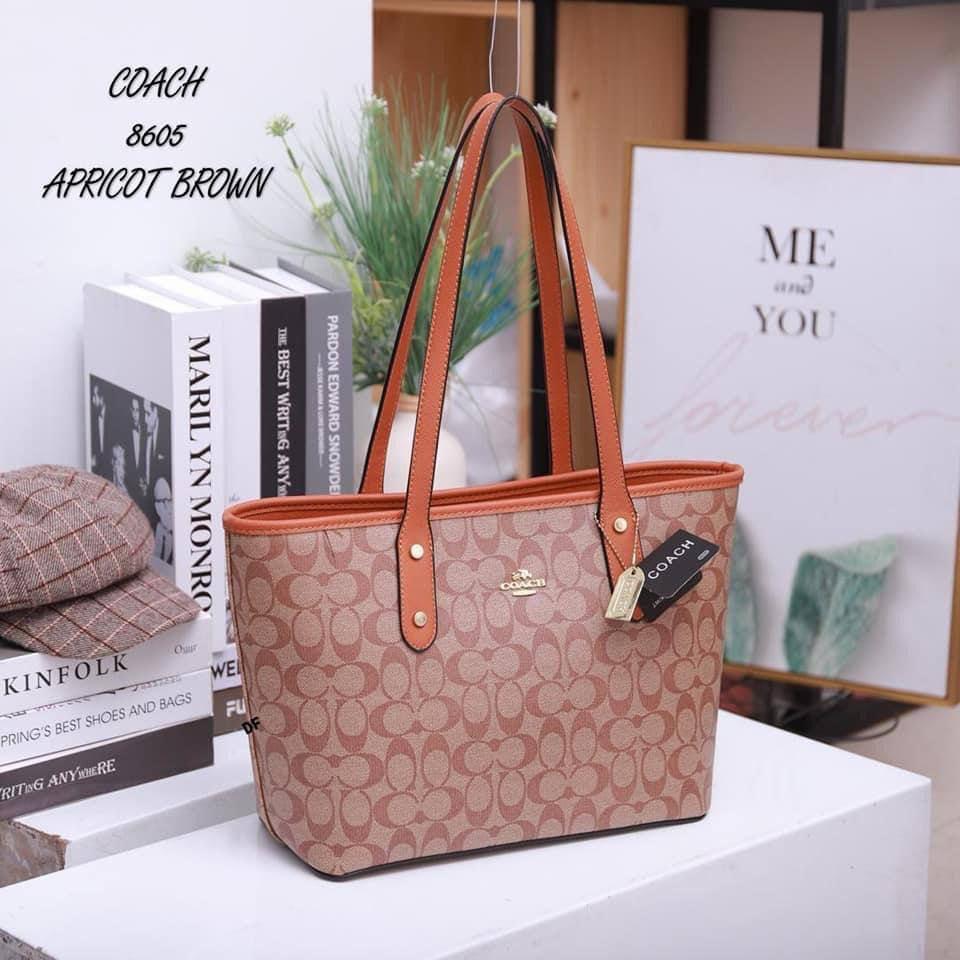 Buy COACH APRICOT PINK CITY TOTE BAG (WITH BOX) - Online