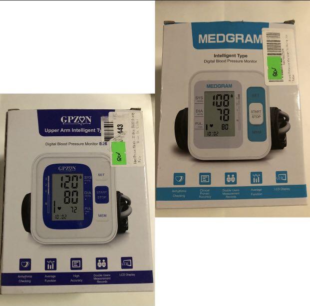Digital Blood Pressure Monitor (GPZON B26) (MEDGRAM B26), Health