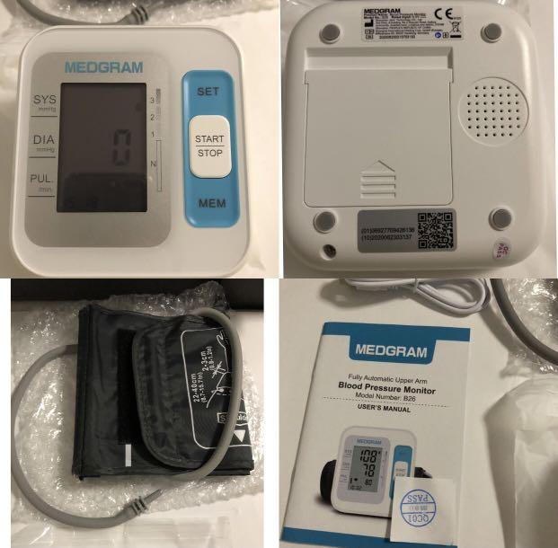 Digital Blood Pressure Monitor (GPZON B26) (MEDGRAM B26), Health