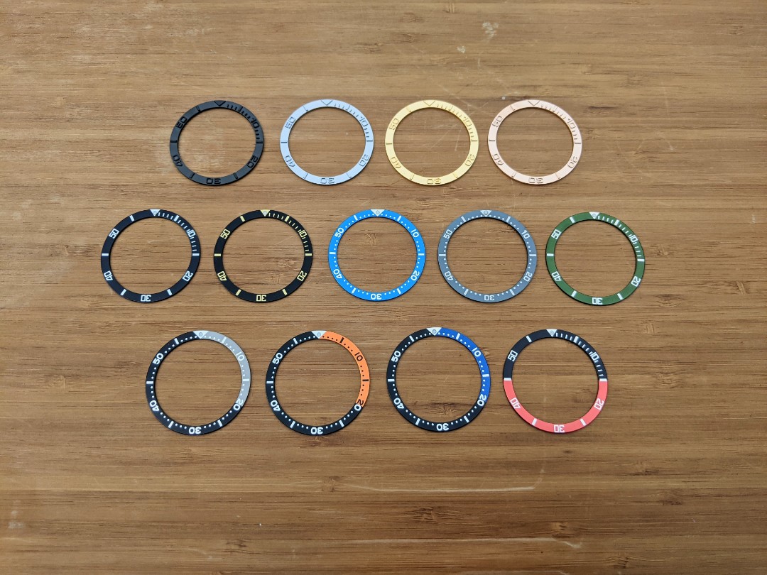 Seiko mod bezel insert on sale