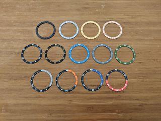 Flat Bezel Insert for Seiko Mods, SKX007 SKX009 and Seiko 5 SRPD models.
