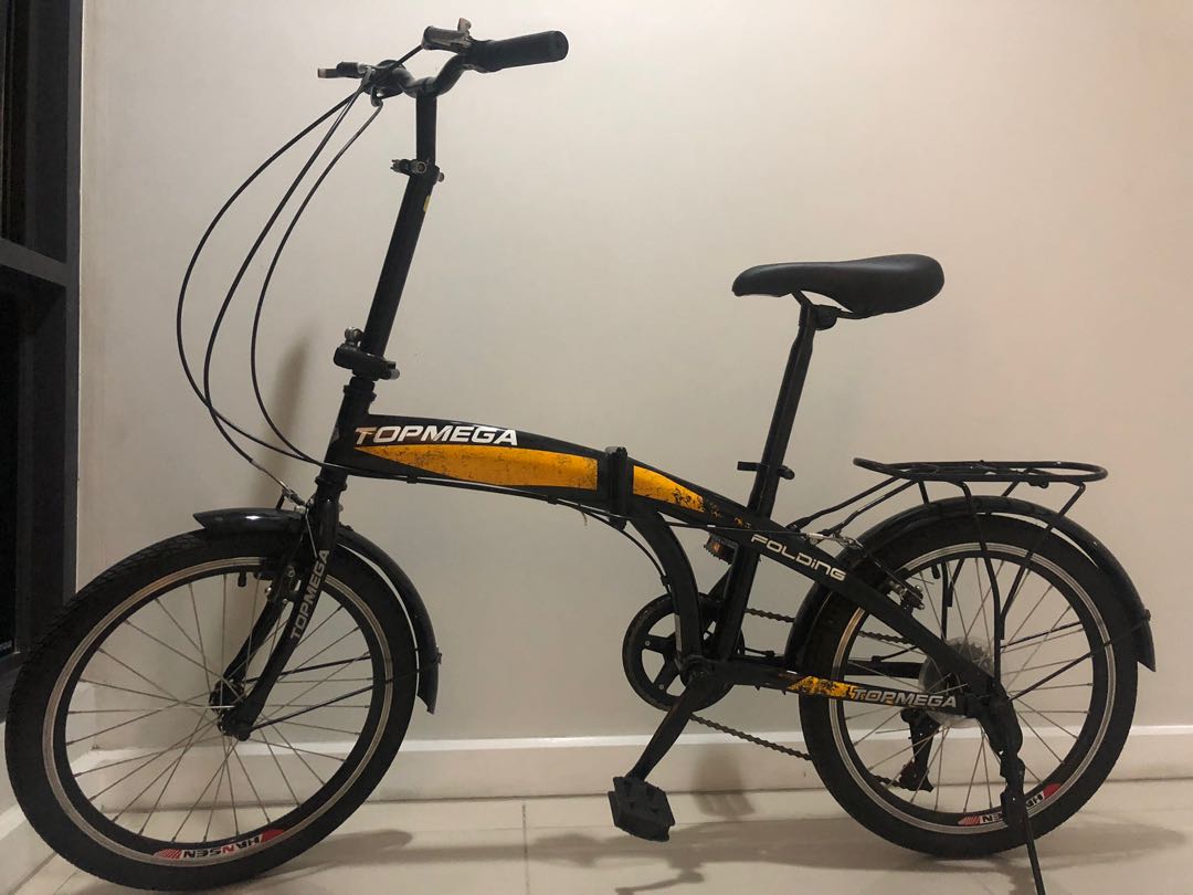 Topmega discount folding bike