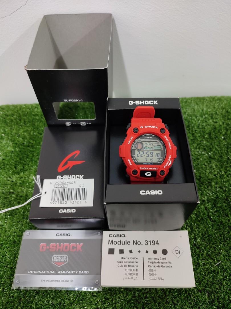 Original G Shock G 7900a 4dr Mat Moto Merah Mens Fashion Watches And Accessories Watches On